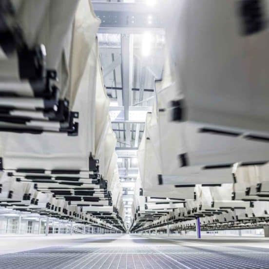 AutoPocket hängande sortering och lagring