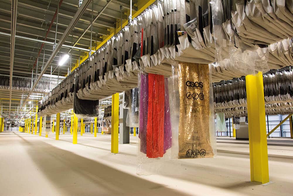 Dürkopp overhead conveyor system – a member of the KNAPP group