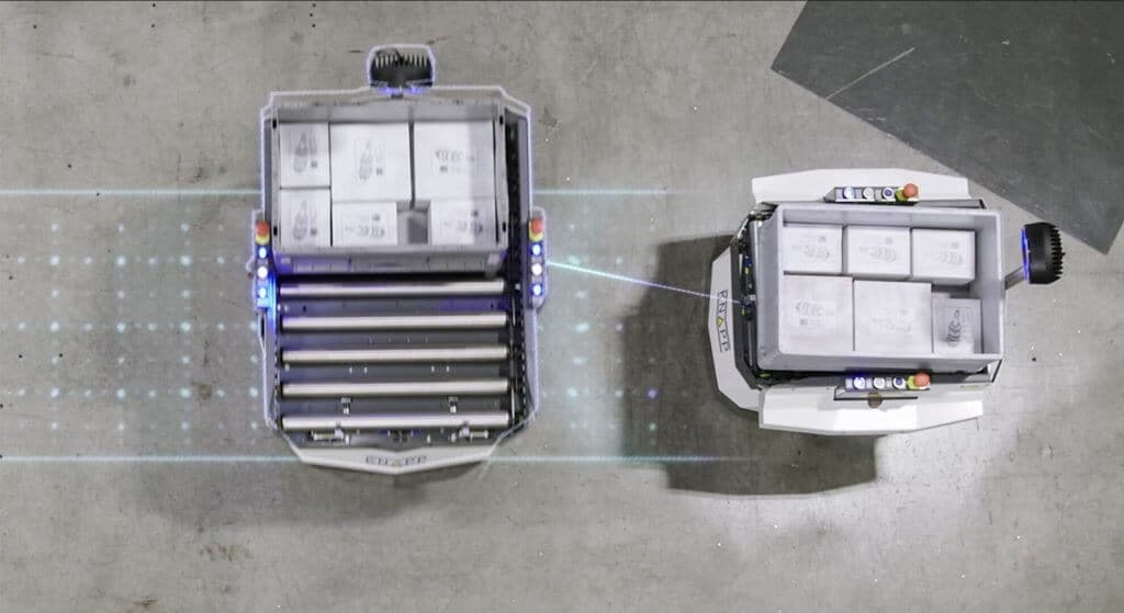 open shuttle autonom mobil robot