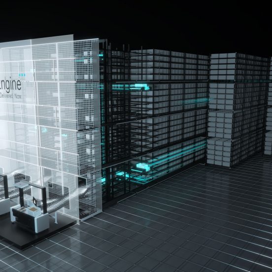 automatiskt lager pickengine knapp